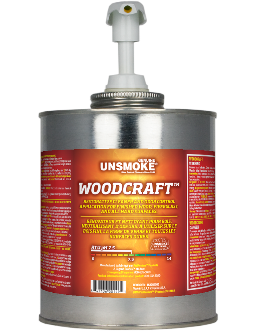 Unsmoke Woodcraft Restoration Cleaner